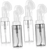 VICASKY 4pcs Foam Bottle Making Small Spray Bottle Gloss Sauce Plant Mist Bubble Bottles Squirt Containers Refillable Cleanser Foaming Pump Bottle Mini Spray Bottle Infuser Plastic White