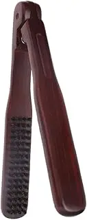 WOONEKY Compact Lightweight Hair Straightener Brush Double-sided Brush for On-the-go Styling
