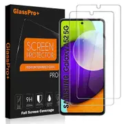 [2 PACK] For Samsung Galaxy A52 Screen Protector Full Coverage Tempered Glass Screen Protector Guard (Clear)