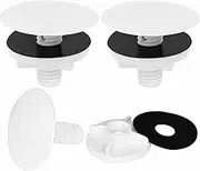 Kitchen Sink Hole Cover, Faucet Caps for Tap Holes - Plate Stopper, Blanking Metal Plug (3Pcs Plastic)