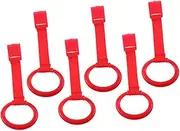 LRXIYODE Muscle Development Tool 6 Pack Baby Pull up Ring Playpen Pull up Rings Toddler Crib Pull Ring Nursery Baby Cot Rings for Confidence and Ease