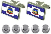 [Select Gifts] Shirt Dress Studs Areal City Rio de Janeiro State Flag Cufflinks