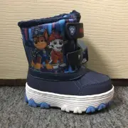 New Boys Nickelodeon Paw Patrol Snowboot CH89890 in Dark Blue Size 11