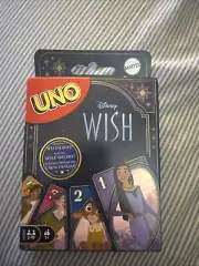Mattel Games UNO Disney Wish Card Game For Kids Families Adults And Game