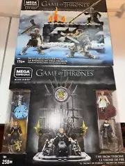 Mega Construx Bloks Game of Thrones The Iron Throne Building Beyond Wall Lot