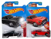 Lot Of 2 Hot Wheels Aston Martin 1963 DB5 New In Package Black& Red Diecast 1:64