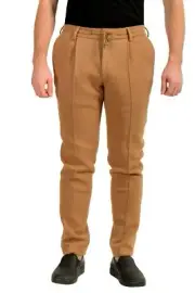 Hugo Boss Men's"L-Gee-J-DS-23" Slim Fit Brown Camel Pants US 32R IT 48R