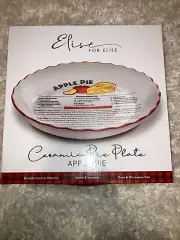 Elise for Elise Ceramic Pie Plate Apple Pie