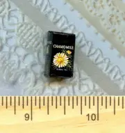 Dollhouse Miniature Size Chamomile Tea Box