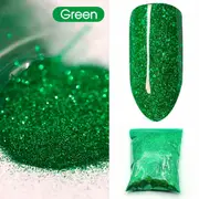 50g Fine Glitter Dust Powder Holographic Metallic Body Nail Art Craft - Green
