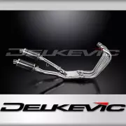 Yamaha FJ1200 3CV 1989-1992 Complete Exhaust 4-2 9" Oval Carbon Mufflers