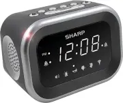 Big Bang Super Loud Alarm Clock, 6 Loud Sounds, up to 115Db, Silver/Black