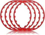 Rim Protector Wheel Rim Protector Rim Protection 4 Effectively Protect The Wheels, Wheel Decoration Ring Anti-Scratch Nylon Rim Edge 0810(Color:Red,Size:20 inch)(Red,17 inch)