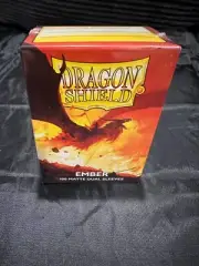 Dragon Shield Ember Dual Matte 100ct Sleeves Factory Sealed