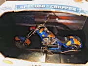 MAKE A WISH EXCLUSIVE SPEEDCO 1:18 SCALE CHOPPER SHELL ROTELLA T MOTORCYCLE