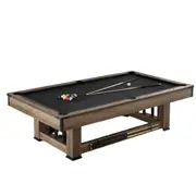TOPONE Udyr 7FT/8FT 3-IN-1 Multi-Functional Table/Pool Table/Table Tennis Table/Dining Table Black Felt