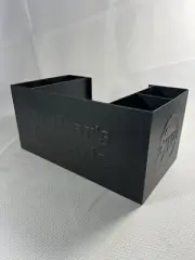 Maker’s Mark Bourbon Metal Bar Caddy Tray Napkin Straw & Drink Stirrer Holder