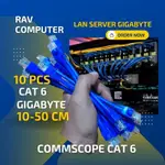 服務器 LAN 電纜包含 10 件 GIGABYTE COMMSCOPE CAT 6