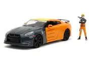 Jada: Naruto - '09 Nissan GT-R R35 w/Naruto - 1:24 Diecast Model