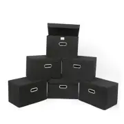 STOREONE Fabric Storage Cube Bins Foldable Organizer Container Collapsible