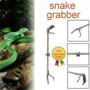 Snake Tongs Reptile Foldable Catcher Wide 120cm AU Jaw Tool Stick Grabber