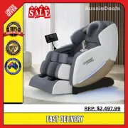 Massage Chair Electric Massager Head Back, Heating Chairs, Soft PU Zero Gravity