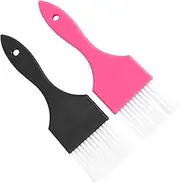 HONMEET Professional Hair Dye Brush Set Hair Dye Applicator Brush Comfortable Handle Soft Hair Tint Brush for Salon Home Use Comfortable to Hold Easy to Store Random Style