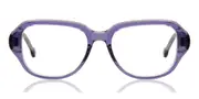 LA Eyeworks Amaro 676 Men's Glasses Purple Size 53 - Private Health Rebate - Blue Light Block Available