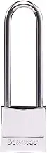 Master Lock 639EURDLJ Marine Padlocks with Key and Long Shackle, Silver, CM,9,7 cm x 3 cm x 1,2 cm