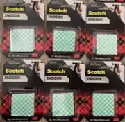 Scotch Permanent Mounting Squares, Double Sided, 1" x 1" , 96 Total Squares