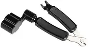 Purewords 3-in-1 Guitar Accessories Guitar String Winder, String Cutter for Electrical Guitar | Acoustic Guitar | Classical Guitar | Ukulele Guitar Bridge Pin Puller for Acoustic Guitar Tool (Black)