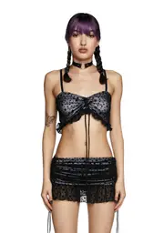 [Current Mood] Celestial Angel Skirt Set - Black