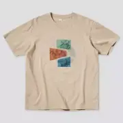 Uniqlo Brown Pokemon VENOSAUR CHARIZARD BLASTOISE Men’s T-Shirt - SMALL New NWT