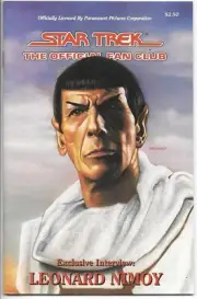 Star Trek The Official Fan Club Magazine #56 Leonard Nimoy Cover 1987 VERY FINE