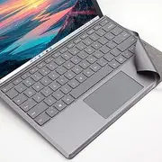 2 Pack Microsoft Surface Pro 7/7+/6/5/4 Signature Keyboard Wrist Rest Palm Keyboard Cover Protector Damage Repair Stain Covering Sticker (Grey)