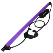 Yoga & Pilates Accessories Portable Pilates Bar Resistance Band Yoga Stretch Rope Home Gym Fitness