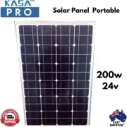 Carvan Boat Mono Portable Solar Panel House Waterproof Fast Recharging 200w 24v