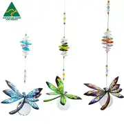 Dragonfly Crystal Suncatcher gift rainbow sun catcher hanging suncatchers ylgn