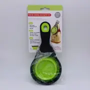 3 in 1 Food Scoop Measuring Cup Bag Clip Portion Control for Healthy Pets 1 Cup
