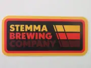BEER Collectible STICKER: STEMMA Brewing ~ Bellingham, WASHINGTON Micro Brewery