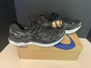 New! Mens Asics Gel-Nimbus 24 MK Black/Black Running Shoes. Size 10. Awesome!
