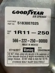 1R11-250 Goodyear Rolling Lobe AIR SPRING 566-222-250-00000