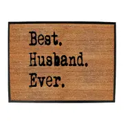 Best Husband Ever - Funny Novelty Doormat Man Cave Floor mat