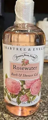 CRABTREE & EVELYN Rosewater bath & Shower gel NEW