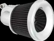 AN Velocity 90 Degree Air Filter Kit Chrome Harley Breakout CVO 13-17
