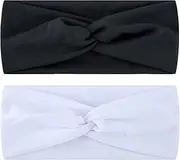 [XUNQUCOM] Sports Headband Yoga Headband Elastic Multi-Color Wide Headband Running Sweat Absorbing Women's Headband