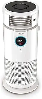 Shark 3-in-1 Clean Sense Air Purifier, Heater & Fan, HEPA Filter, 500 Sq Ft, Oscillating, Captures 99.98% of Particles for Clean Air, Dust, Smoke & Allergens, White, HC450