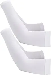 [Generic] Cooling Arm Sleeves - UV Block Cooling Forearm Protectors | Skin-Friendly Lightweight Arm Protectors High Elasticity For Fishing, Cycling, Driving, Gardening
