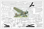 Model Airplane Plans (FF): Westland Lysander 1/16 Scale 37½" RP (Paul Plecan)