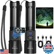 TrixHub Rechargeable Flashlights High Lumens, 950,000LM Super Bright Flash Li
